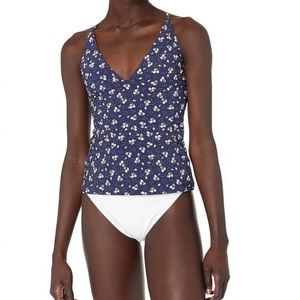 Floral Navy Tankini Top from Seafolly NWT